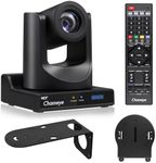 Chameye NDI PTZ Camera 30x Optical Zoom AI Auto Tracking PTZ Camera with LCD Display, NDI 3G-SDI IP 1080P 60fps PoE Live Streaming HDMI PTZ Camera for Church Worship Education Events, C730N Black