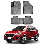 Car Floor Mats for MG HS 2018-2024 Gasoline | Custom Fit Floor Liner for Cars | All Weather Waterproof Durable 3D Liner | Interior Accessories Car Mats 1st & 2nd Row 4 Pcs. Black