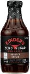 KINDER'S Keto Friendly Zero Sugar Roasted Garlic BBQ Sauce, 17.5 Oz, 2-Pack