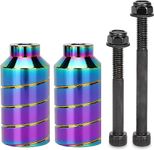 Kutrick Neo Chrome Pro Scooter Pegs Set with Axle Hardware 2.5", 3.0",3.5" for Freestyle Scooter Grinds