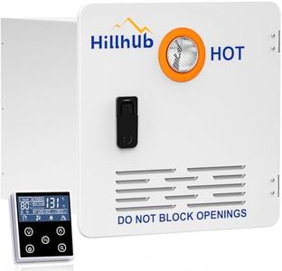 Hillhub 65000 BTU RV Tankless Water Heater,Front water outlet Max 3.9 GPM,with 15 x 15 inches White Door and On Demand Instant Hot Water Heater,DC 12V,High Altitude Performance,Compatible with all RVs