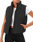 Trendy Queen Puffer Vest Women Slee