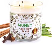 Magnificent 101 Long Lasting Money Smudge Candle with Clove, Cinnamon & Citronella | 14 Oz - 56 Hour Burn | Soy Wax Candle for House Energy Cleansing & Manifestation | Boost Your Cash Flow