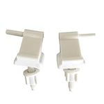 RecDec 2 Pack Plastic Toilet Seat Hinge Replacement Kit Toiletbril Schroeven Bevestigingen Fit Reparatie Gereedschap Wc Montage