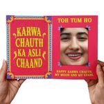 Oye Happy - Romantic Karwa Chauth Mirror Card - Best Gift for Wife/Fiance on Karwa Chauth