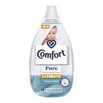 Comfort Pure Ultimate Fresh & Mild Ultra-Concentrated Fabric Conditioner dermatologically tested fabric softener gentle next to sensitive skin 58 washes (870 ml)