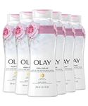 OLAY FRESH OUTLAST ROSE WATER & SWEET NECTAR BODY WASH, 2,184 ML TOTAL (PACK OF 6)
