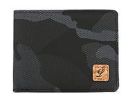 Wallet for Teen Kids Boys Teenager Men Women Small RFID Bifold Wallets Thin Minimalist (camo-Black-s）