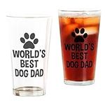 CafePress World's Best Dog Dad Pint