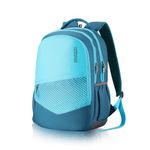 American Tourister 29.5 Ltrs Large Size Casual Standard Backpack (Amt Mist Sch Bag02 Teal) Teal