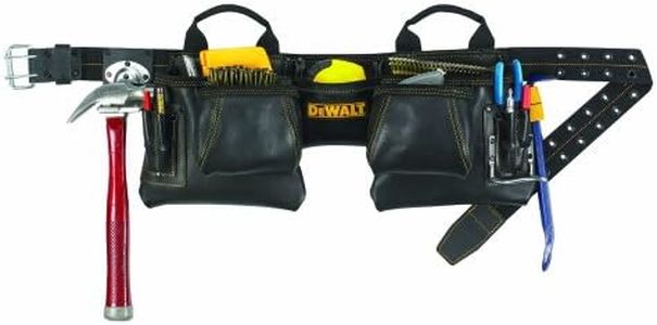 DEWALT DG5472 12-Pocket Carpenter's Top Grain Leather Apron
