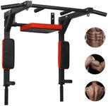 MKSY Multifunctional Wall Mount Pull-Up Bar fitness equipment For Indoor Home Gym Workout, supports up to 440 LBS