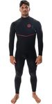 RIP CURL Mens Flashbomb Fusion 3/2mm Zip Free Wetsuit - Black - Easy Stretch Lightweight Flash Lining