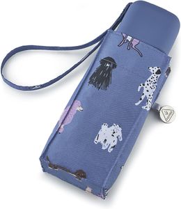 Fulton Tiny Compact Umbrella – Woof Dog Print