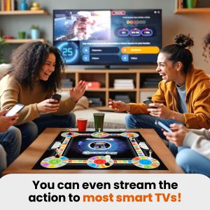 Outsmarted App-Connected Quiz Game – Family Trivia Board Game