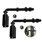 2 Pack Steel J-Bolt Hinge for Doors Gates,Heavy-Duty Welded Hinge,Heavy-Duty Driveway Gates for Welding on Larger Iron or Steel Gates (16mm)