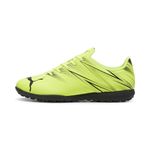 PUMA Men's Attacanto Turf Trainer Soccer Cleat, Electric Lime-puma Black, 8