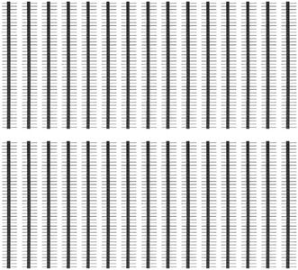 hiBCTR 30 Pieces 40P 2.54mm Pitch Single Row Pin Header Strip 40Pin 2.54mm Pitch