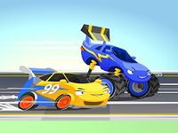 The Racing Car and the Monster Truck