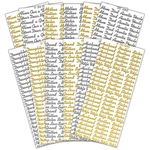 Peel Off Stickers Bumper Value Pack containing 12 Sheets of CPD 1034 Family Words Stickers, Multicoloured, One Size