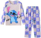 Cute Cartoon Print 2-Piece Short-Sl