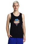 Veirdo® Men Sleeveless Tshirt, All Over Printed Vest for Men, Cotton Sando for Beach Wear, Gym, Cycling, Running, & Other Sports (VDVMTW03000054_XL)