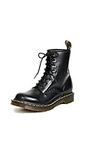 Dr. Martens Women's 1460w Originals Eight-Eye Lace-up Boot Combat, Black Smooth Leather, 3 UK