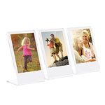 Andoer 3" Acrylic L-shape Mini Stand Photo Frame Transparent for Fujifilm Instax Mini 8 8+ 70 7s 90 25 26 50s 9 Film SP-1 SP-2