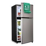 OOTDAY Apartment Size Refrigerator,