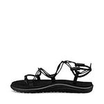 Teva Women's W Voya Infinity Flip-Flop, Black, 9 M US