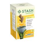 6/16 CT ORGANIC LEMON GINGER GREEN TEA