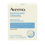 Aveeno Soothing Bath Treatment for Itchy, Irritated Skin, Pack of 8