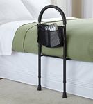 Elite Care Safety bed rail mobility aid adjustable in height with useful storage pocket