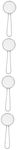 OUNONA 4pcs 200 Cell Sieve Fine Mes