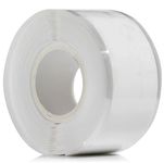 YoiYee White Self-Amalgamating Tape - Waterproof Self-fusing Silicone Rubber for Plumbing, Leak Stop, Pipe Sealing, Hose Repair, and Electrical Insulation - 3m x 25mm