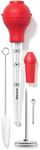 Starfrit 5-Piece Sauce Baster And Thermometer Set - Baste, Inject And Brush Meat Pieces - Heat Resistant - Compact Storage