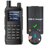 FONGHOO UV-17M Ham Radio Long Range Handheld Two Way Radio Walkie Talkies Rechargeable, USB-C Charger, NOAA Weather Receiver, VOX, 999CH (Black)