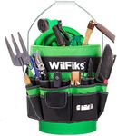 WilFiks Bucket Tool Organizer, Multi Purpose Exterior Hanging 5 Gallon Tool Bucket Caddy With 51 Pockets, Waterproof 600D Polyester Tool Bag Organizer Insert For Construction, Gardening & Carpenter