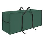 Vinsani 9FT Christmas Tree Storage Bag Jumbo Waterproof Durable Zip Up Jumbo Sack Fabric Xmas Tree Storage Organiser Prevents Moisture & Dust (49.5 x 64 x 147 cm) – Green
