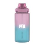 MuscleBlaze Plastic Gallon Water Bottle For Gym, Office, Home & Travel | Gallon Water Bottle For Adults (2 L, Tropical Pink)