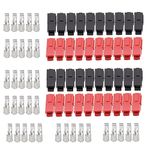 ANDCHIER 40PCS(20Pair) 45Amp Power Battery Connectors 45A 10-14AWG Cable Electrical Connector Plug Quick Connect/Disconnect Terminals Andersons Powerpoles Connectors