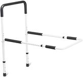 DMI Bed Rail with Adjustable Handle Height and Tool Free Assembly, Eldery Assistance Product, Bed Assist Rail