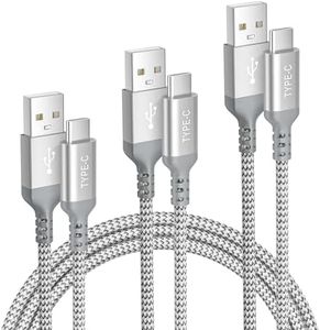 Elebase for iPhone 16 Charger Cord 3Pack 0.5/1/2/M,USB to USB-C Car Charging Cable for New Apple 16 Pro Max Plus 15,Airpods 4 4th Gen,Samsung Galaxy S24 S23 S22 Ultra Note 20,Tab A7,A54 A53 Type-C