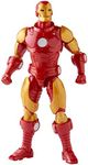 Marvel Legends Series Iron Man Model 70 Comics Armor Action Figure 6 Inch Collectible Toy, 4 Accessories, Multi, F4790