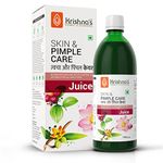 KRISHNA'S HERBAL & AYURVEDA Skin & Pimple Care Juice - 1000 Ml | Ayurvedic Skin Care Expert With Manjisth, Rose, Sankhpushpi & 13 Other Herbs | Helps In Reducing Acne, Pimples & Dark Spot