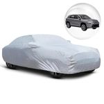 Autofy SilverShield All Weather Protection Car Cover for Toyota Hyryder [Year 2022 Onwards]|Dust, UV, Heat Resistant with Soft Cotton Flock Inner Layer|Triple Stitched, Mirror Pockets & Customised Fit