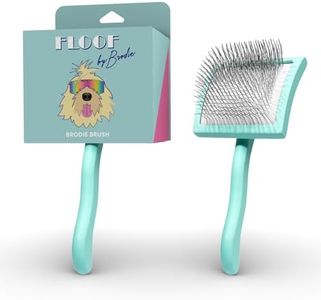 Floof by Brodie, Brodie Dog Brush - Slicker Brush for Dogs - Dog Brush for Shedding and Grooming - Best Dog Brush for Long Haired Dogs and Pets