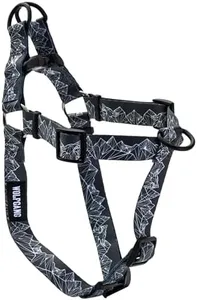 Wolfgang Premium No Pull Dog Harness, Dog Harness for Large Dog, Durable & Easy to Clean Nylon with Quick Clip Buckles, for Training & Daily Use, Made in USA, WolfMtn Print, (1 Inch x 20-30 Inch)