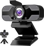 Webcam with Microphone for Desktop,