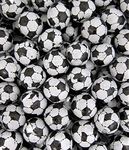 CANDY Chocolate Footballs Black/White (500g bag) (pack of 105)